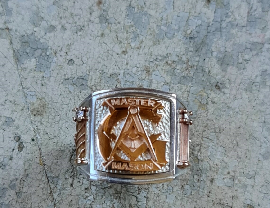 Buy Master Masonic Ring Online | Gold Rings | With Roslyn Chapel’s Golden Pillars and Symbols gold ring 24k | gold ring 14k | gold ring 18k